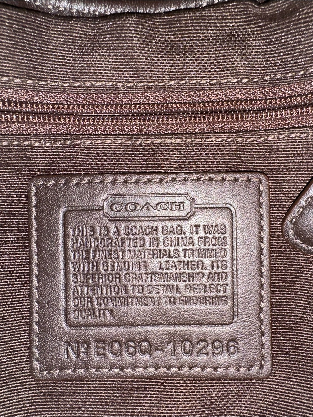 Y2K Coach Chocolate Soho Signature Canvas Shoulder Bag - Picture 12 of 15